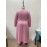 Plus Size Button Front Collared Dress, Casual Long Sleeve Belted Maxi Dress, Women's Plus Size Clothing