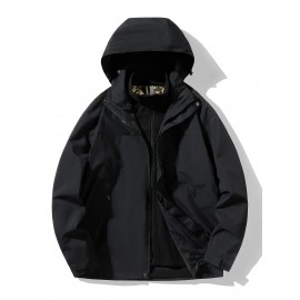 Women's 3-in-1 Winter Outdoor Jacket Set - Waterproof, Windproof & Warm with Detachable Fleece Liner, Hooded for Hiking & Travel