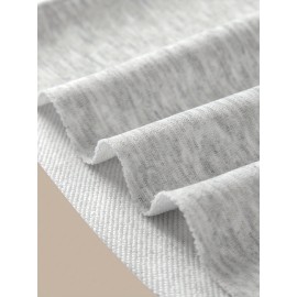 Women's Y2K-Inspired Stretchy Waist Shorts - Solid Color, Polyester & Spandex Blend, Machine Washable